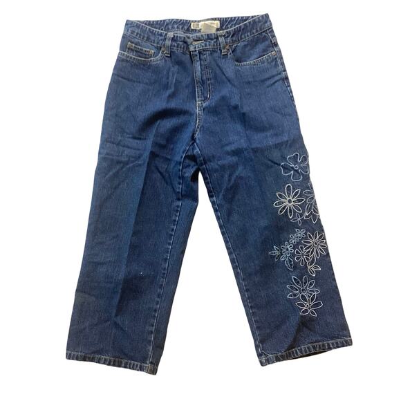 Vintage Faded Glory Cropped Jeans - Picture 1 of 5